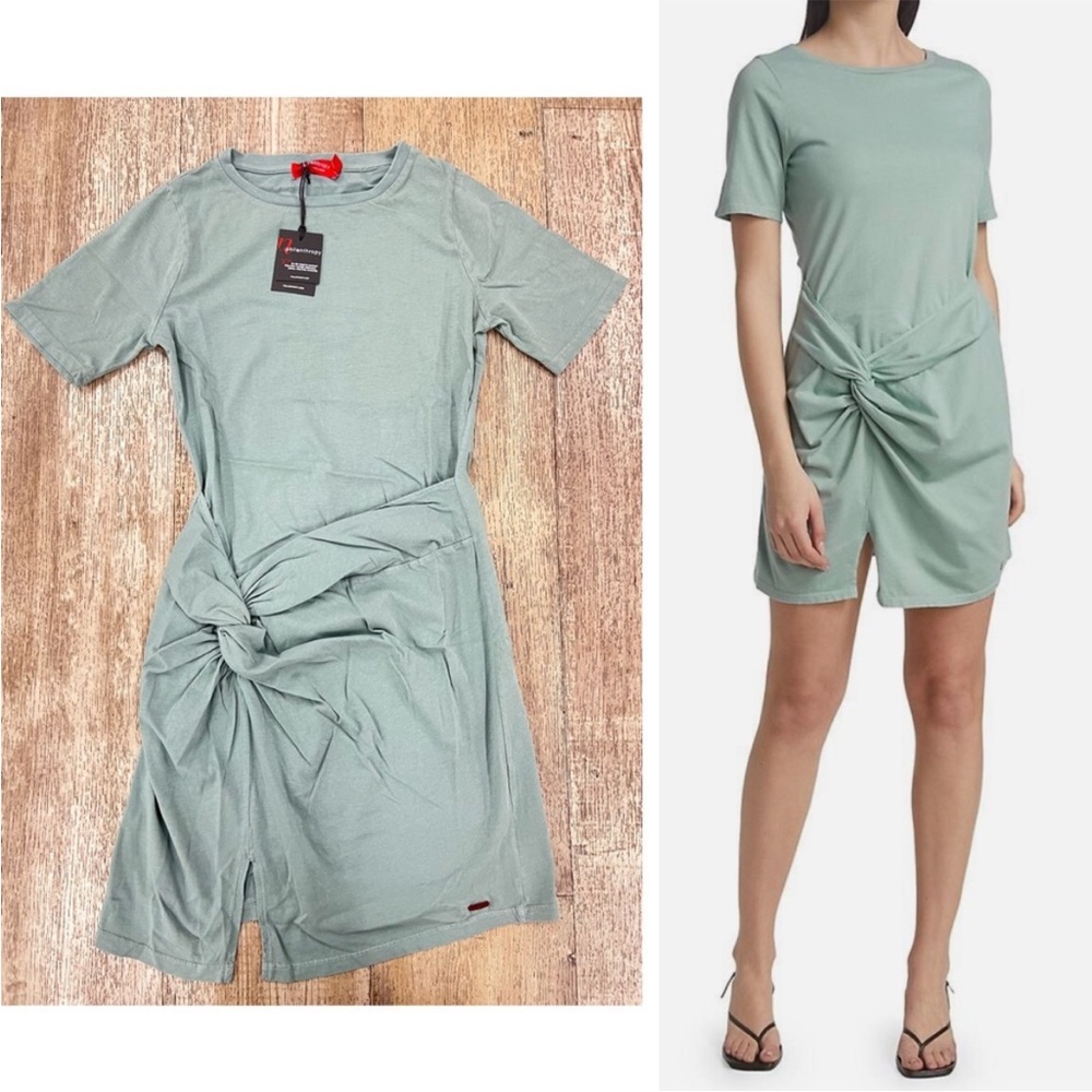 NWT N:Philanthropy June T- Shirt Dress Slate Green
$158 Retail Size Medium